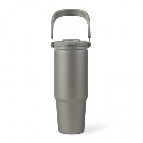 VINGA Eos Trek 880ml Flasche aus RCS rec. Stainless-Steel, grau