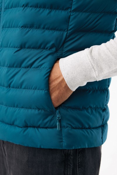 IQONIQ Meru Herren Bodywarmer aus recyceltem Polyester, dark teal XXL