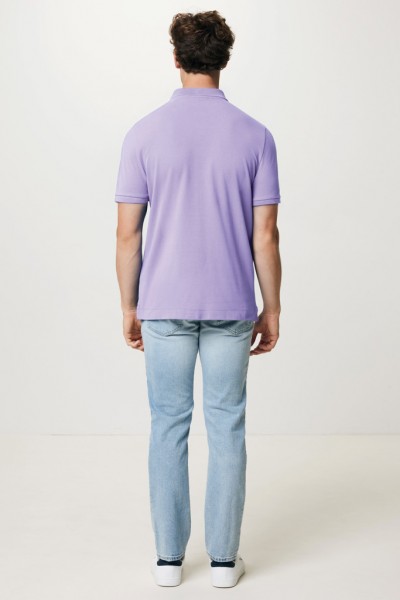 IQONIQ Yosemite Piqué-Poloshirt aus recycelter Baumwolle, lavender XL