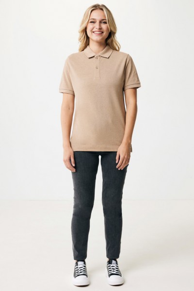 IQONIQ Yosemite Piqué-Poloshirt aus recycelter Baumwolle, heather brown XS