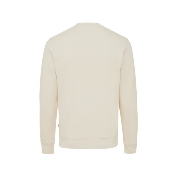 IQONIQ Denali ungefärbt. Rundhals-Sweater aus recycelter BW, natural raw XXXL