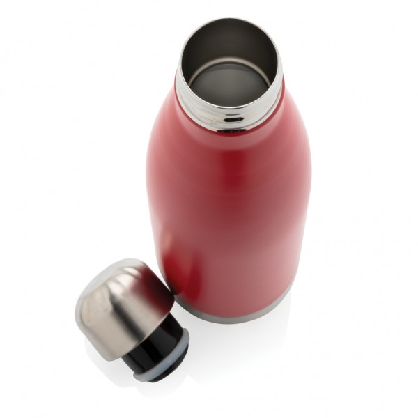 Vakuumisolierte Stainless Steel Flasche, rot