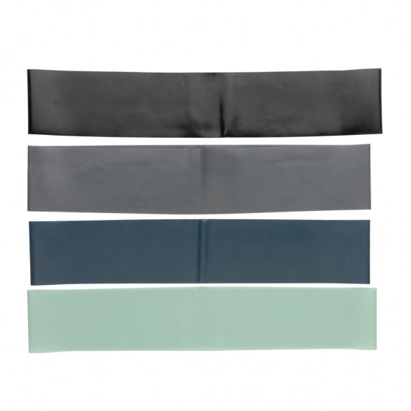 4-tlg. Set Fitnessbänder im Etui, schwarz