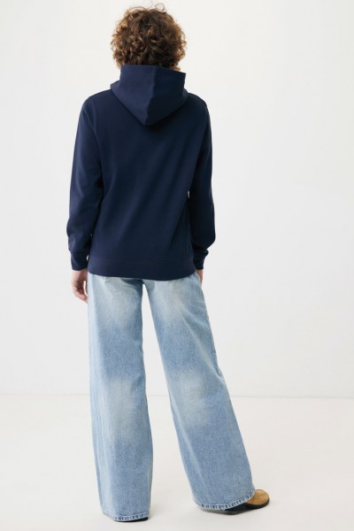 IQONIQ Yengo Hoodie mit Seitentaschen aus rec. Baumwolle, navy blau XL