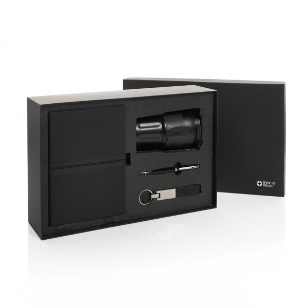 Swiss Peak RCS Deluxe Business-Set mit Becher, schwarz
