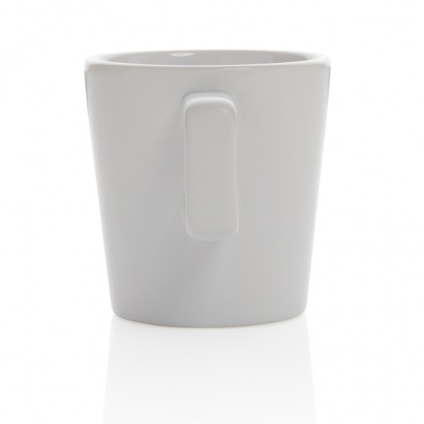 Moderne Keramik Kaffeetasse, 300ml, weiß