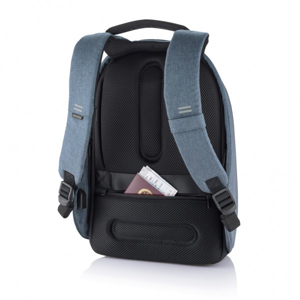 Bobby Hero Small Anti-Diebstahl-Rucksack, hellblau