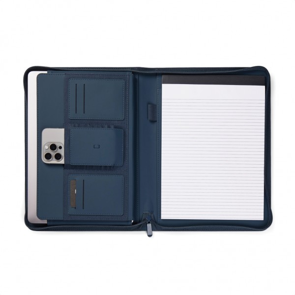 VINGA Baltimore RCS A4 Portfolio, navy blau