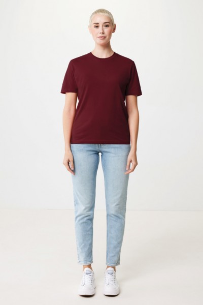 IQONIQ Sierra Lightweight T-Shirt aus recycelter Baumwolle, burgunderrot XXS