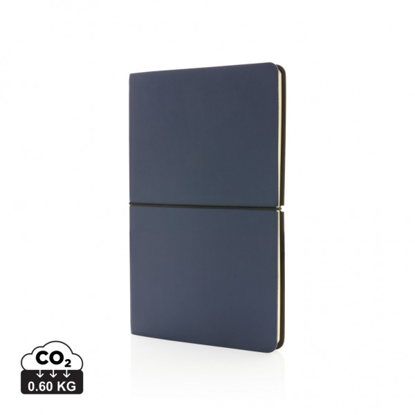 Modern Deluxe Softcover A5 Notizbuch, navy blau