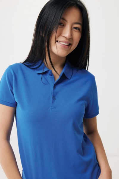 IQONIQ Yosemite Damen Piqué-Poloshirt aus rec. Baumwolle, Königsblau S