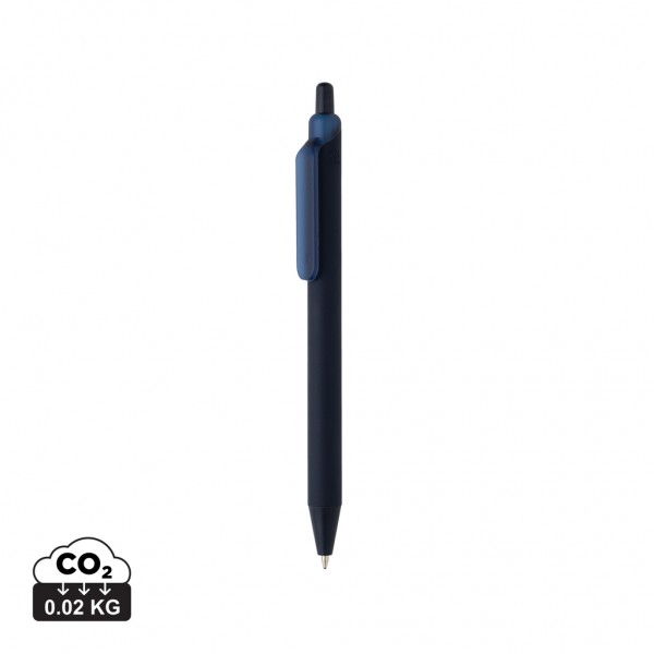 Tide Smooth Touch Stift aus GRS zertifiziert recyceltem ABS, navy blau