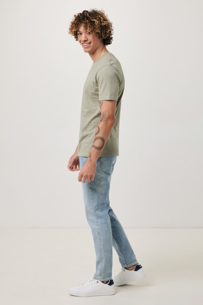 IQONIQ Brett T-Shirt aus recycelter Baumwolle, light heather green XXXL