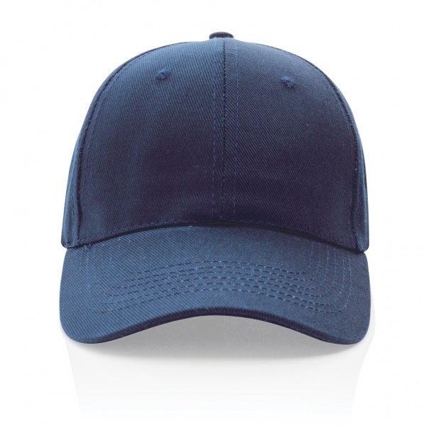 Impact 6 Panel Kappe aus 280gr rCotton mit AWARE™ Tracer, navy blau