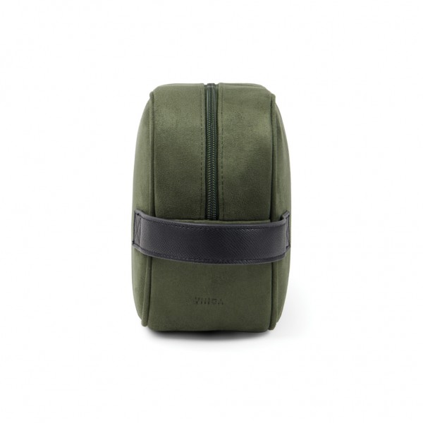 VINGA Marlow Kosmetiktasche aus RCS recyceltem Polyester, grün