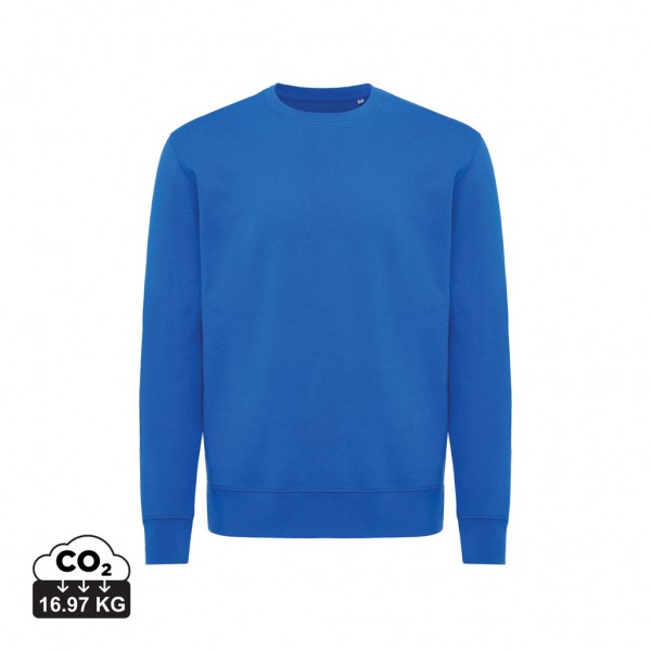 IQONIQ Etosha Lightweight Sweater aus recycelter Baumwolle, Königsblau S