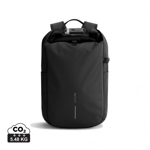 Urban wasserabweisender Anti-Diebstahl Rucksack, schwarz