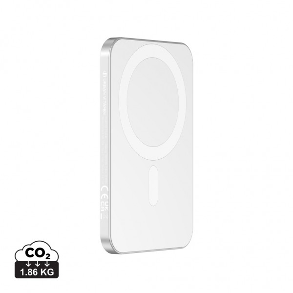 Urban Vitamin Burbank 3000mAh Powerbank aus RCS Plastik/Alu, silber