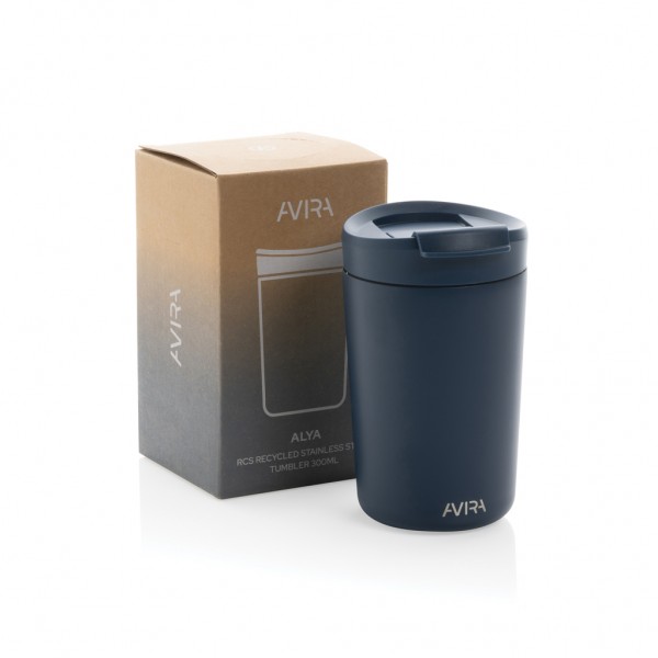 Avira Alya RCS recycelter Stainless-Steel Becher 300ml, navy blau