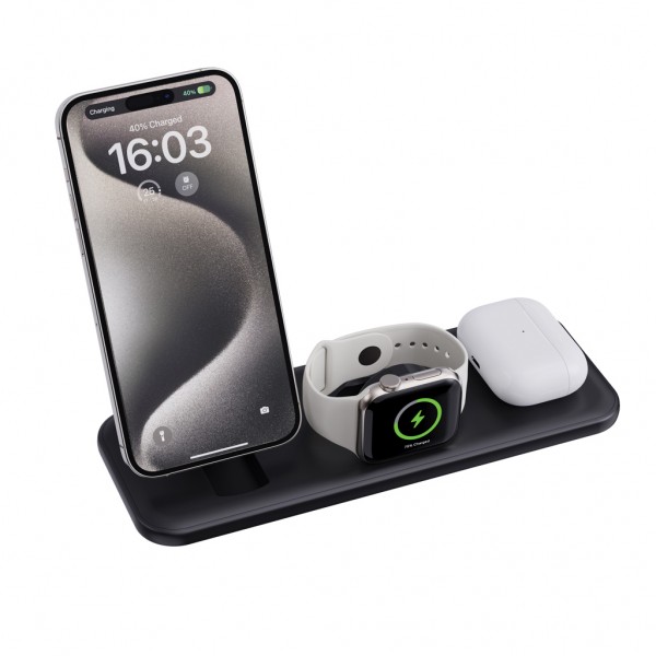 Urban Vitamin Torrance 3-in-1 15W-RCS-Magnetladegerät, schwarz