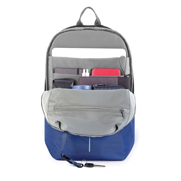 Bobby Soft, Anti-Diebstahl-Rucksack, blau