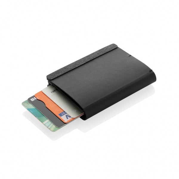 Seekcard RCS rPolyester Kartenetui mit weltweiter Ortung, schwarz