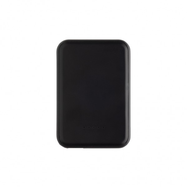 Stellar 5.000mAh 5W magnetische Powerbank aus RCS rec. ABS, schwarz