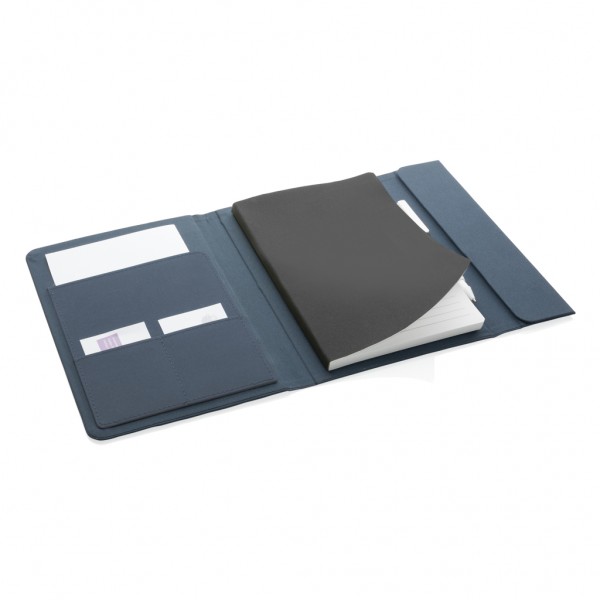 Impact Aware™ A5 Notebook mit Magnetverschluss, navy blau