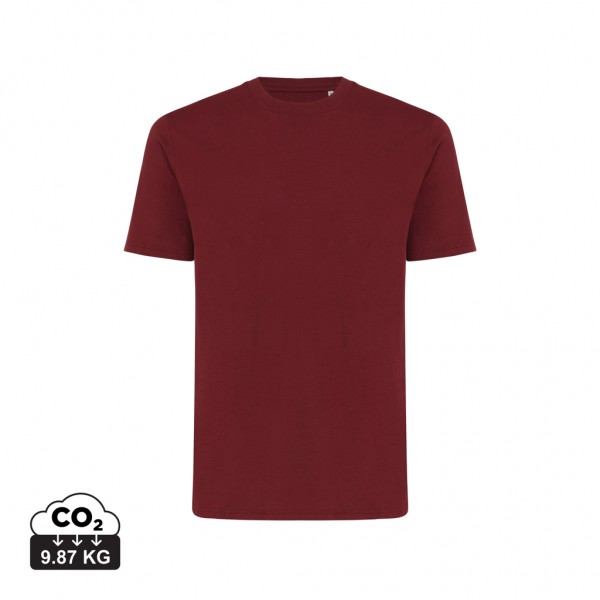 IQONIQ Sierra Lightweight T-Shirt aus recycelter Baumwolle, burgunderrot XXS