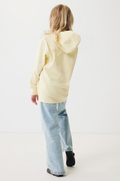 IQONIQ Yengo KidsHoodie mit Seitentaschen aus rec. Baumwolle, cream yellow 910