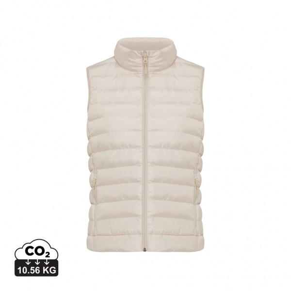 IQONIQ Meru Damen Bodywarmer aus recyceltem Polyester, beige S