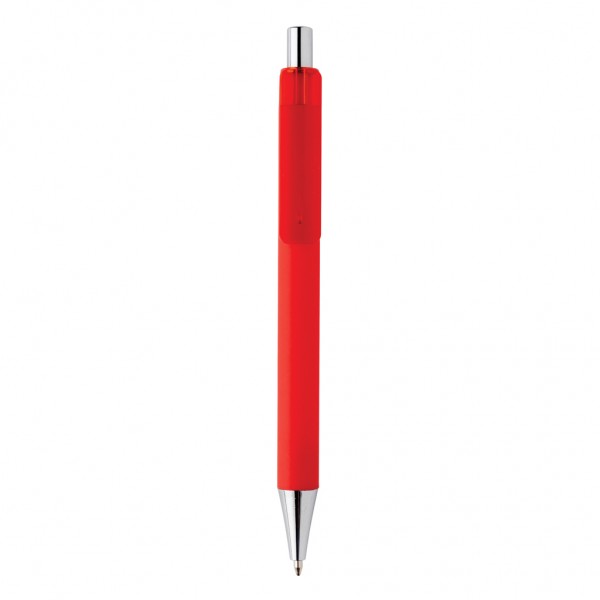 X8 Stift mit Smooth-Touch, rot
