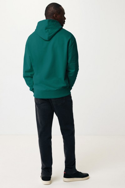 IQONIQ Yoho Relax-Hoodie aus recycelter Baumwolle, verdigris S