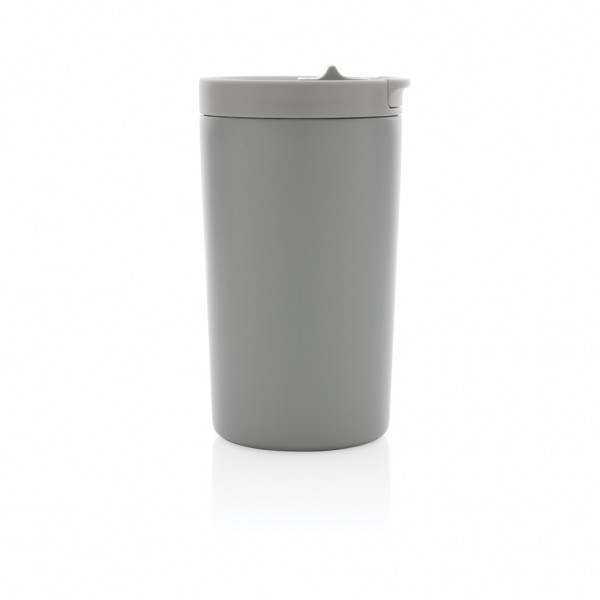 Doppelwandiger Vakuum-Becher aus RCS recyceltem SS, grau