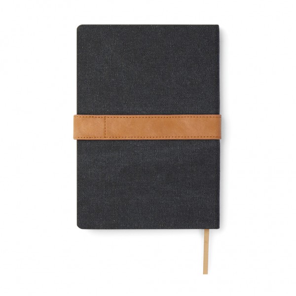 VINGA Bosler Notizbuch aus RCS recyceltem Papier, schwarz