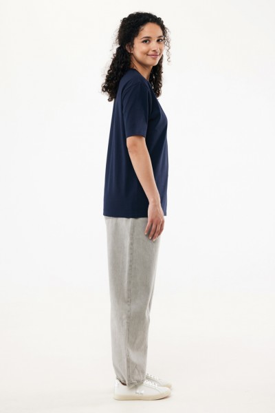 IQONIQ Nikko Heavyweight T-Shirt aus recycelter Baumwolle, navy blau S