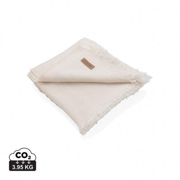 Ukiyo Aware™ Polylana® gewebte Decke 130x150cm, off white