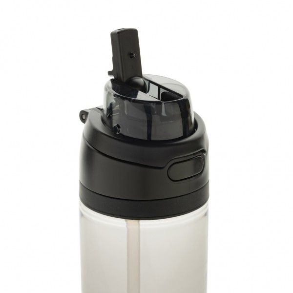Omni Sip Wasserflasche 800ml aus RCS RPET, schwarz