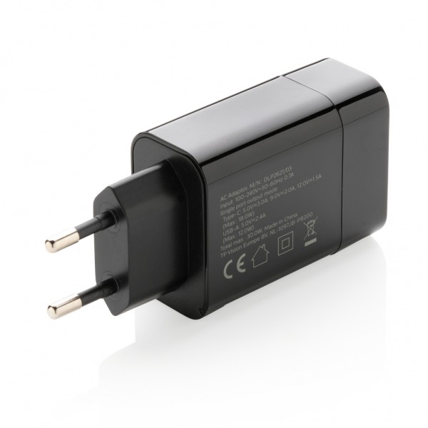 Philips Ultra Fast PD Wall-Charger, schwarz