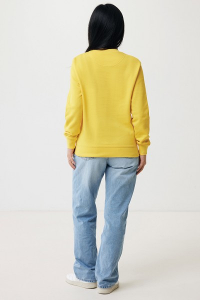 IQONIQ Etosha Lightweight Sweater aus recycelter Baumwolle, gelb S