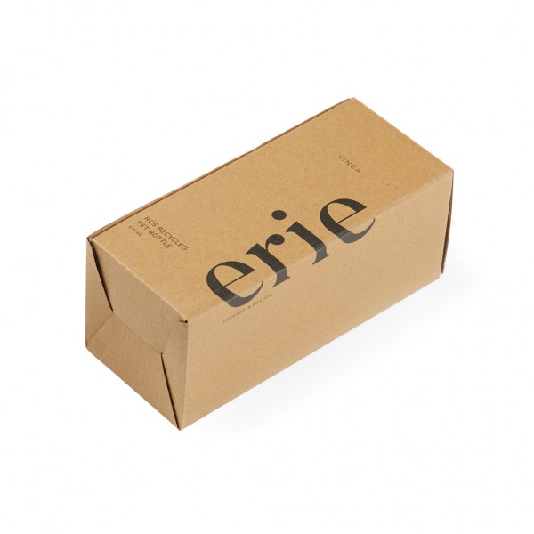 VINGA Erie 575ml Flasche aus RCS recyceltem PET, grau