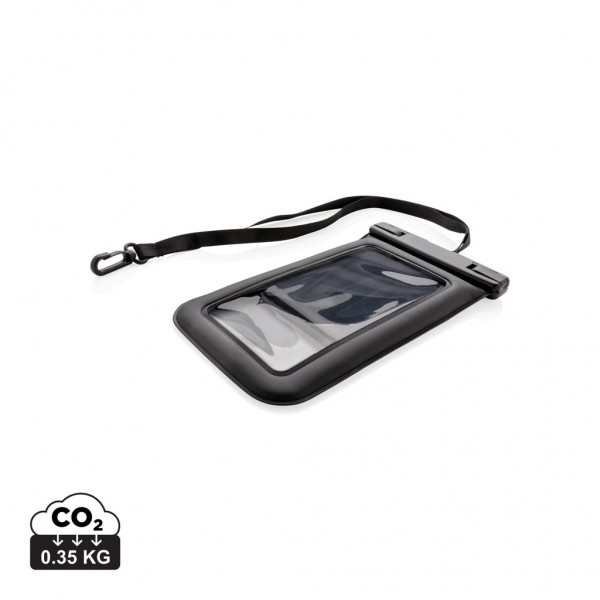 IPX8 wasserdichte, schwimmende Telefontasche, schwarz