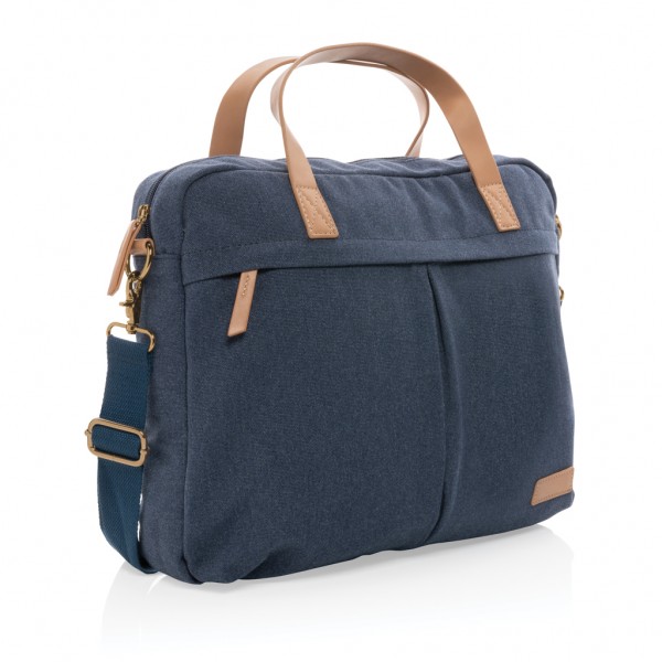 Impact AWARE™ 16 oz. rCanvas Laptop-Tasche, blau