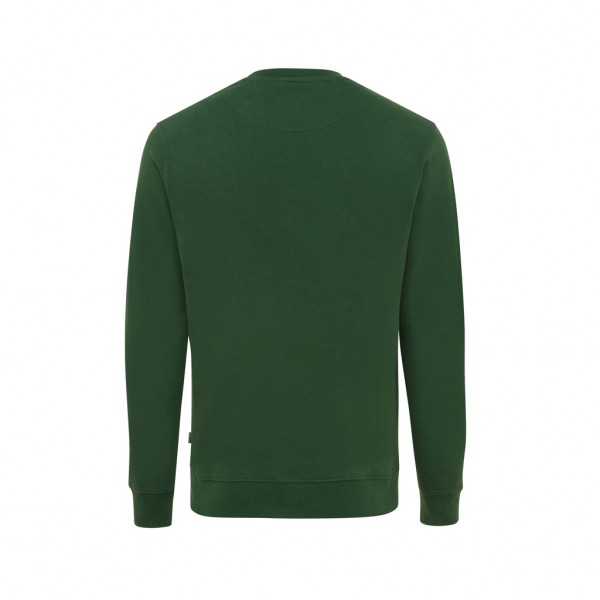 IQONIQ Zion Rundhals-Sweater aus recycelter Baumwolle, forest green XXS