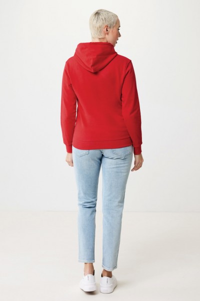 IQONIQ Jasper Hoodie aus recycelter Baumwolle, rot XXXL