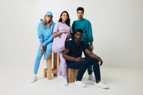 IQONIQ Yoho Relax-Hoodie aus recycelter Baumwolle, verdigris XXL