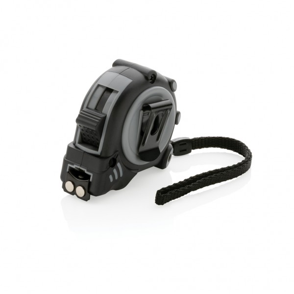 Grip 3m/16mm Maßband aus RCS recyceltem Kunststoff, grau