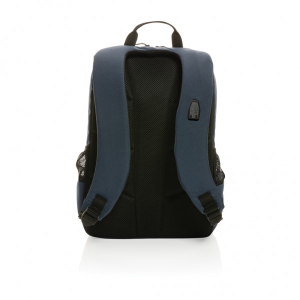 Impact AWARE™ Lima 15.6` RFID Laptop-Rucksack, navy blau