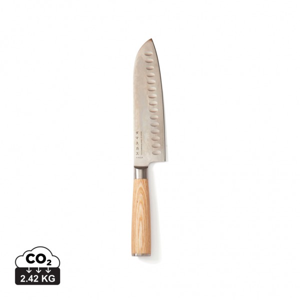 VINGA Hattasan Damascus Santoku Messer, grau