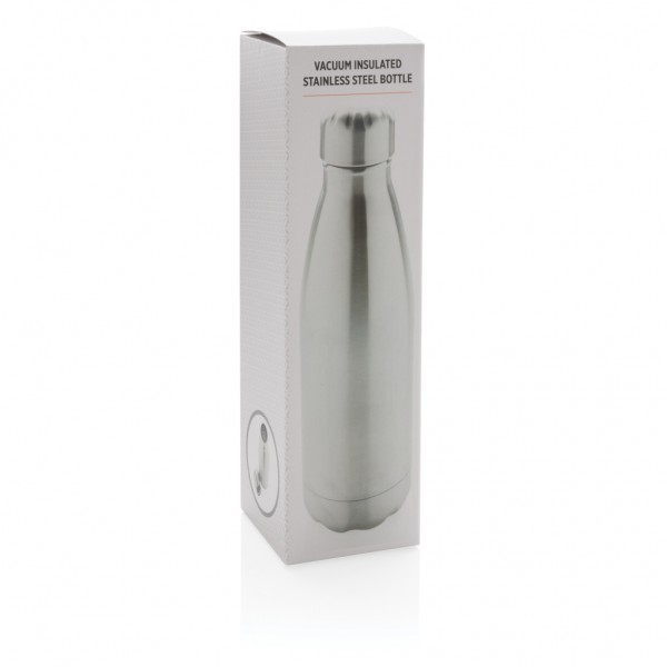 Vakuumisolierte Stainless Steel Flasche, silber
